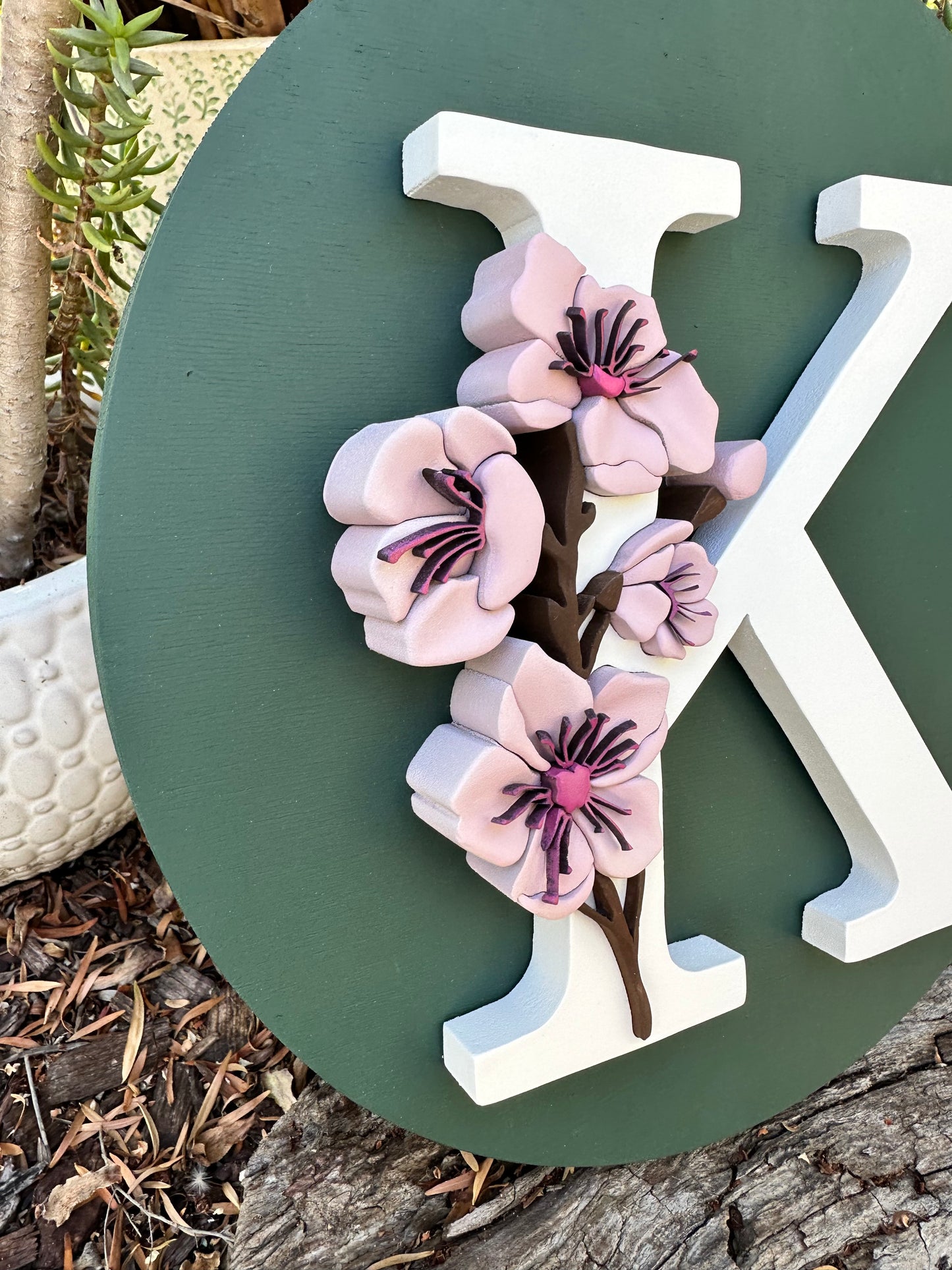 Cherry Blossom Monogram