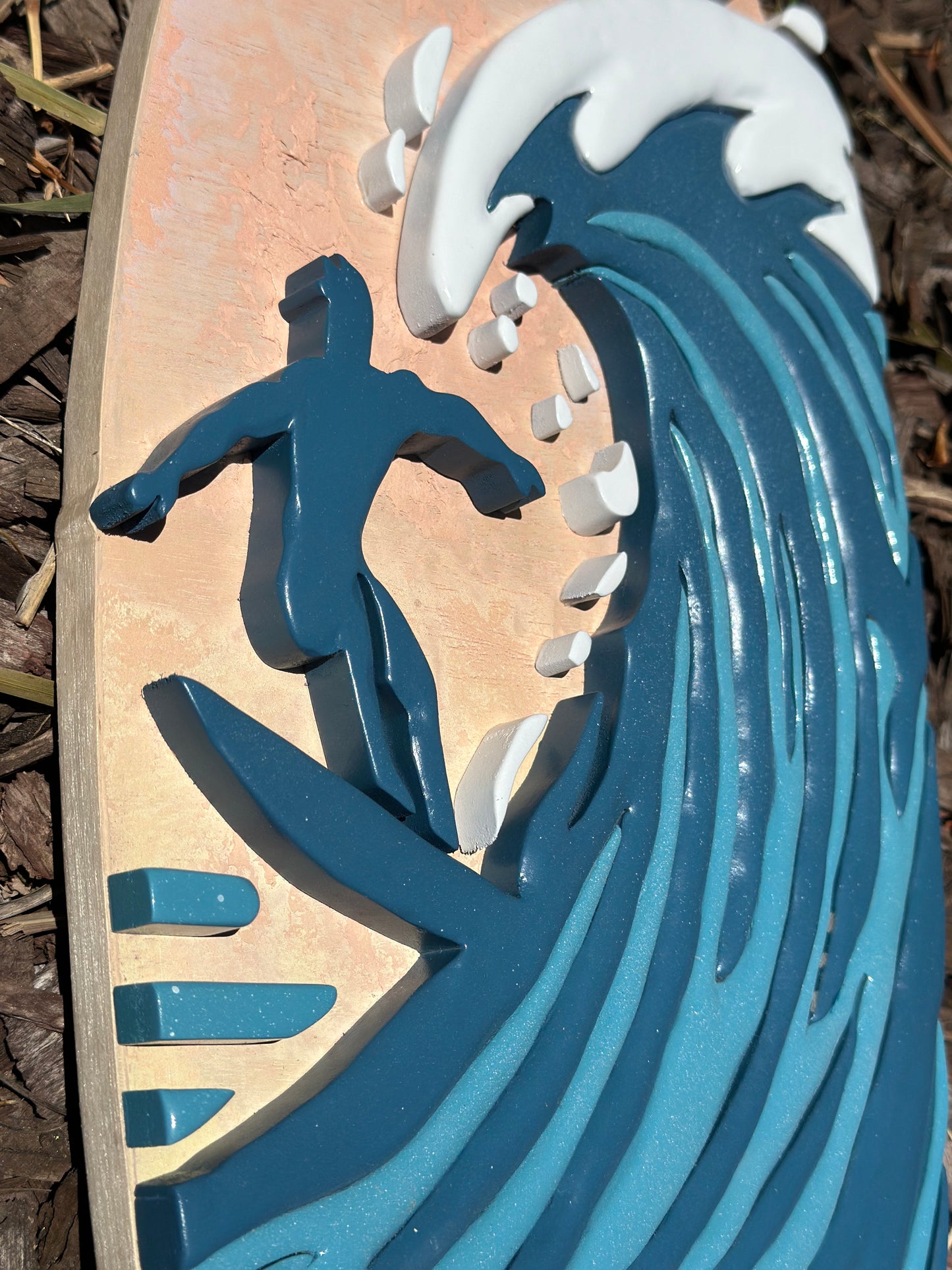 Surfboard Surfer Sign