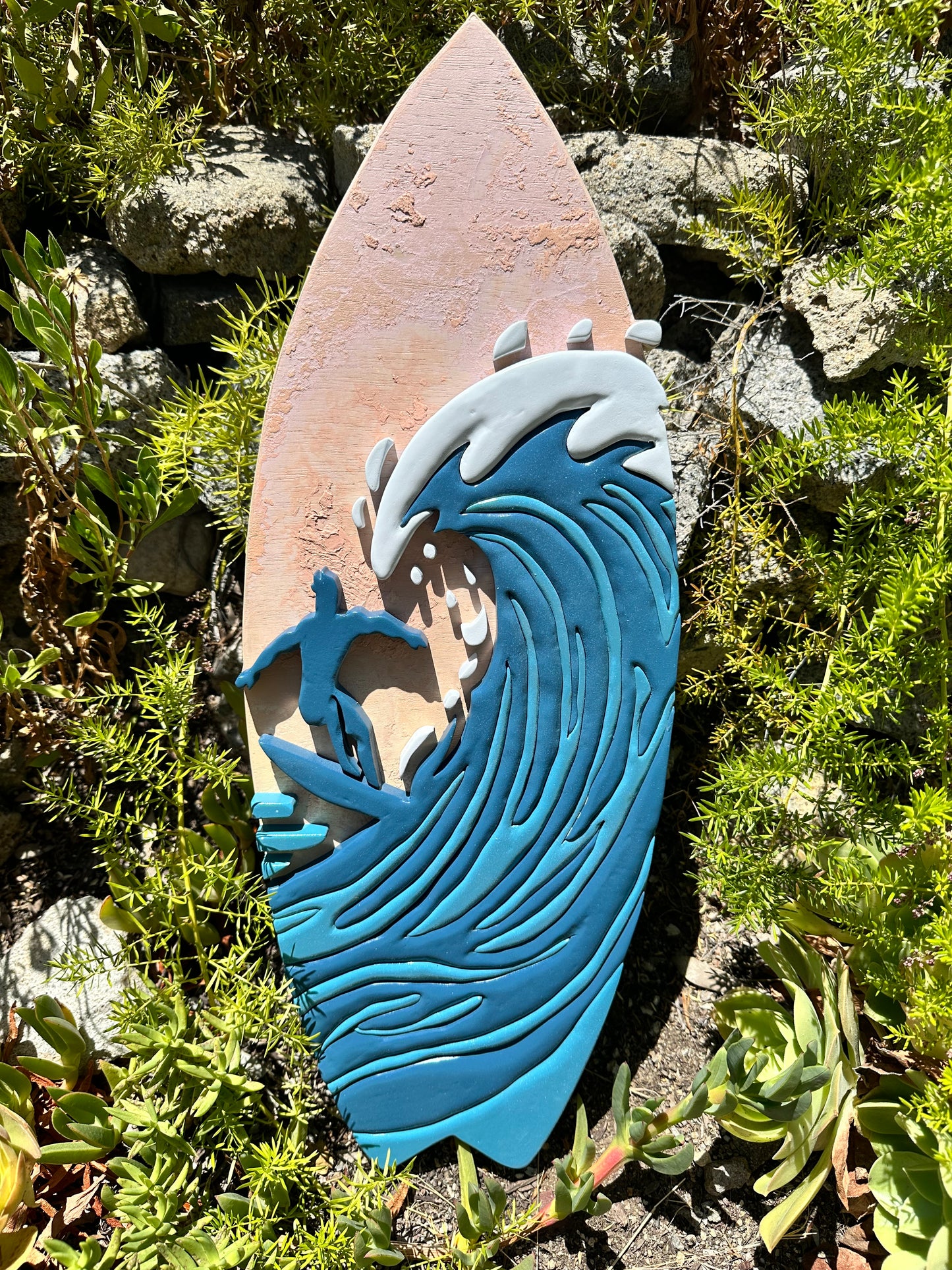 Surfboard Surfer Sign