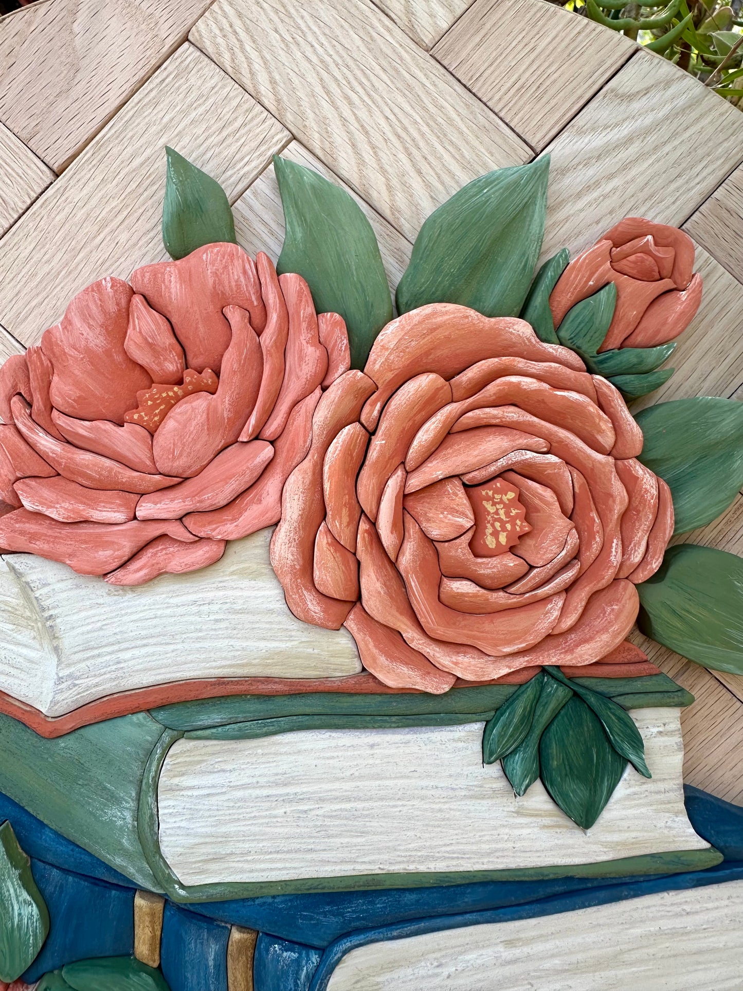 Floral Books Artwork