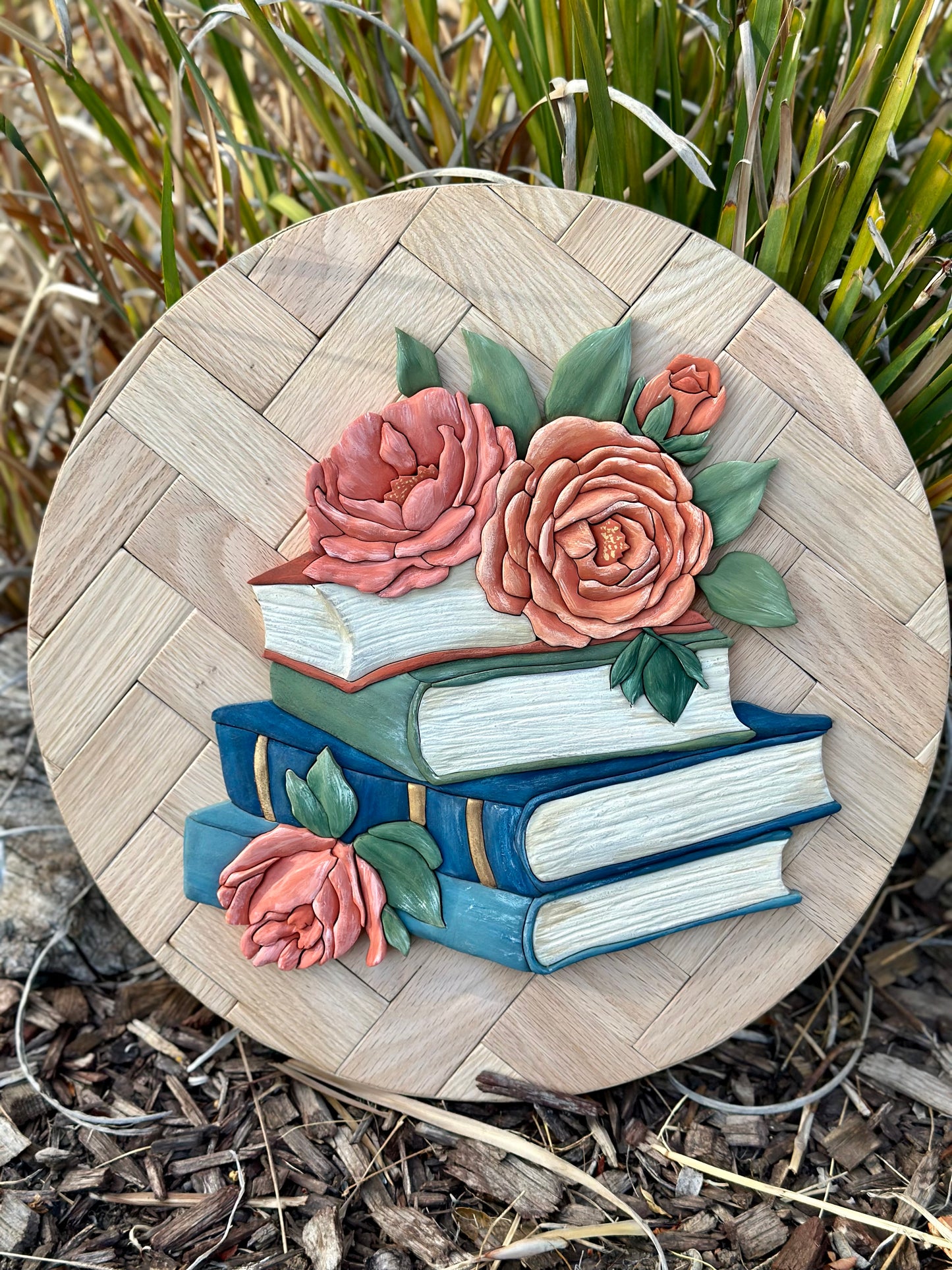 Floral Books Artwork