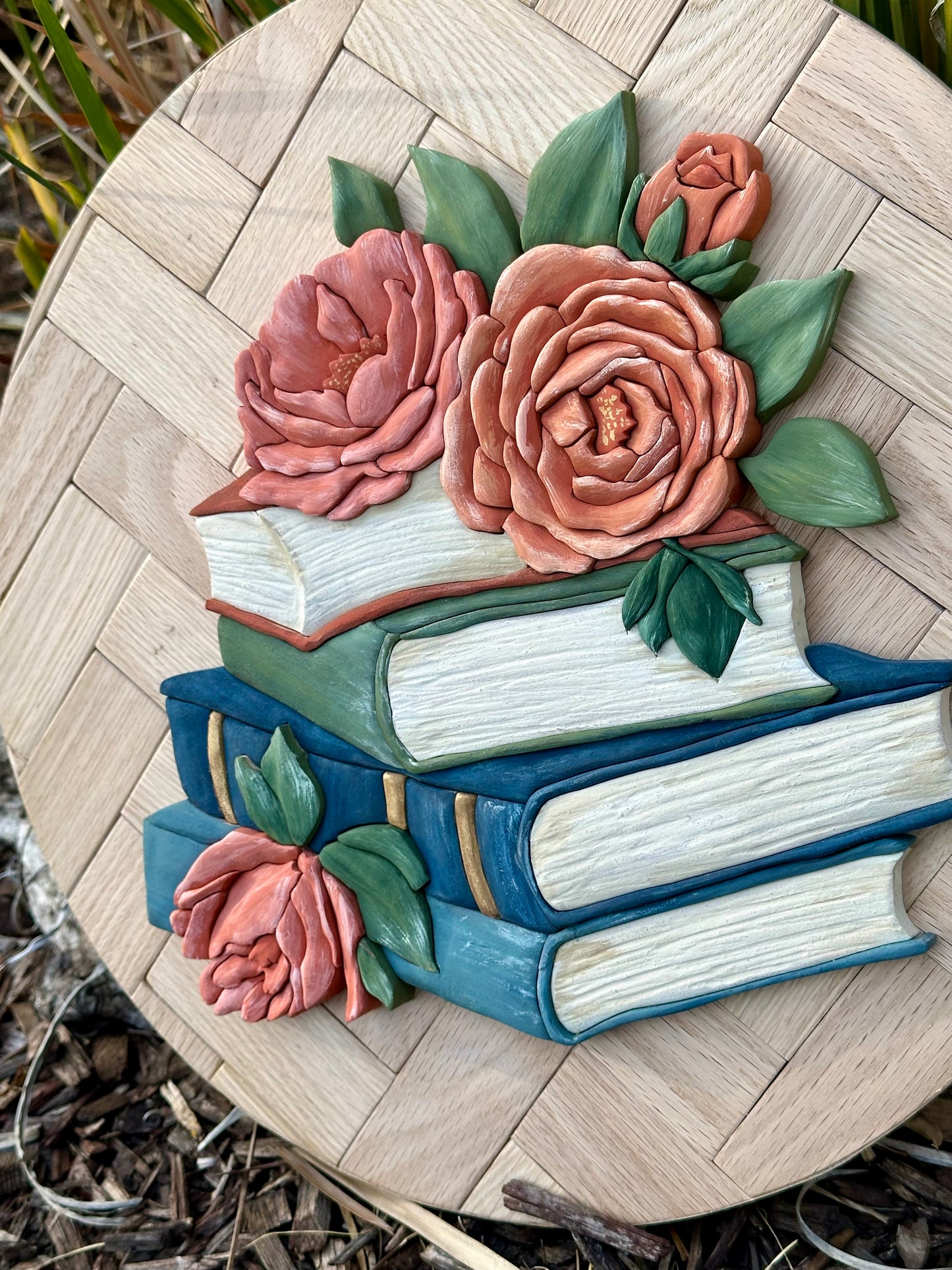 Floral Books Artwork