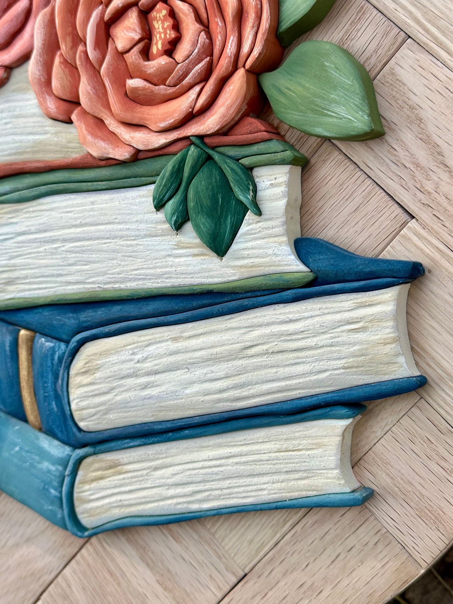 Floral Books Artwork